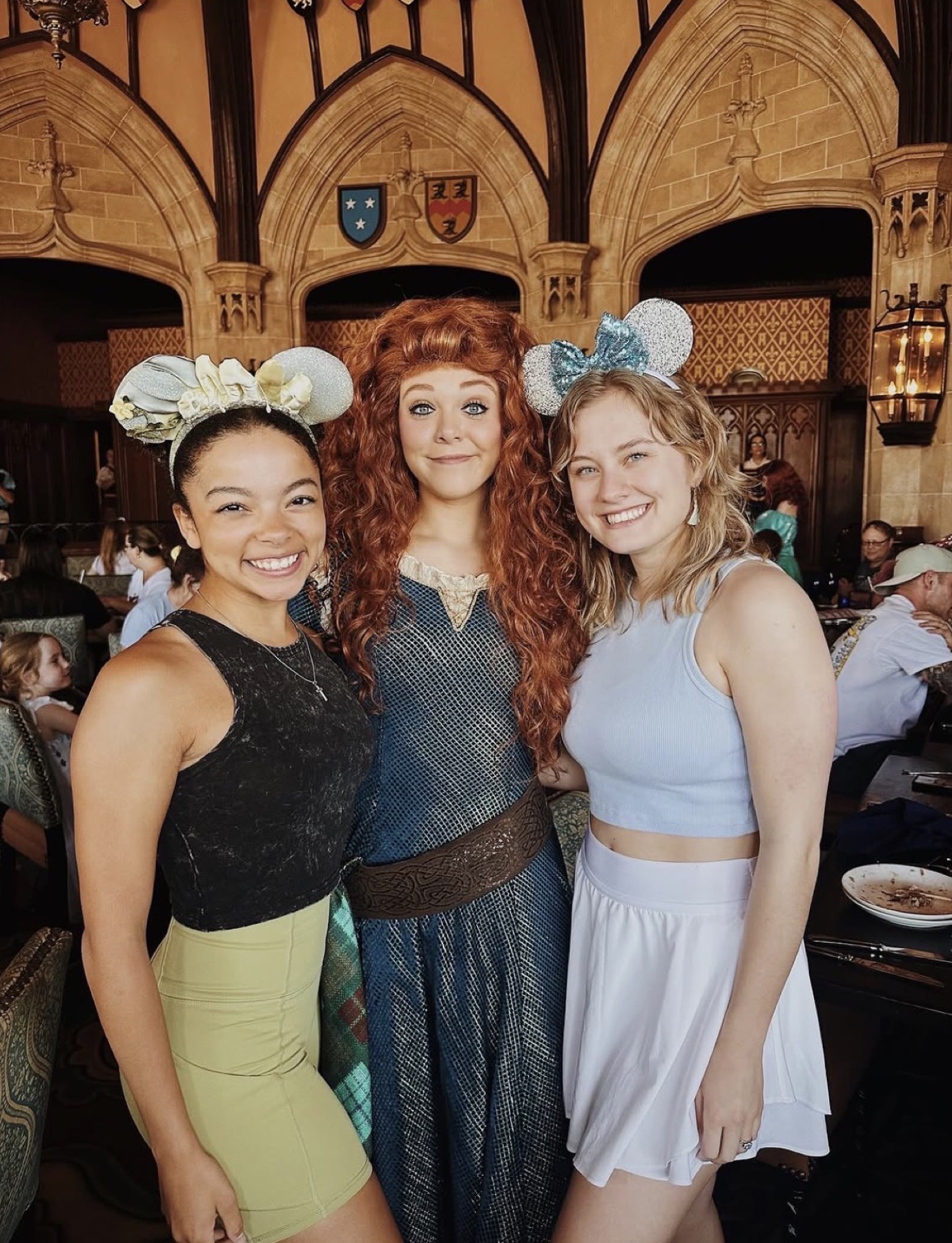Castle dinner, a handmade pair worn on a park day